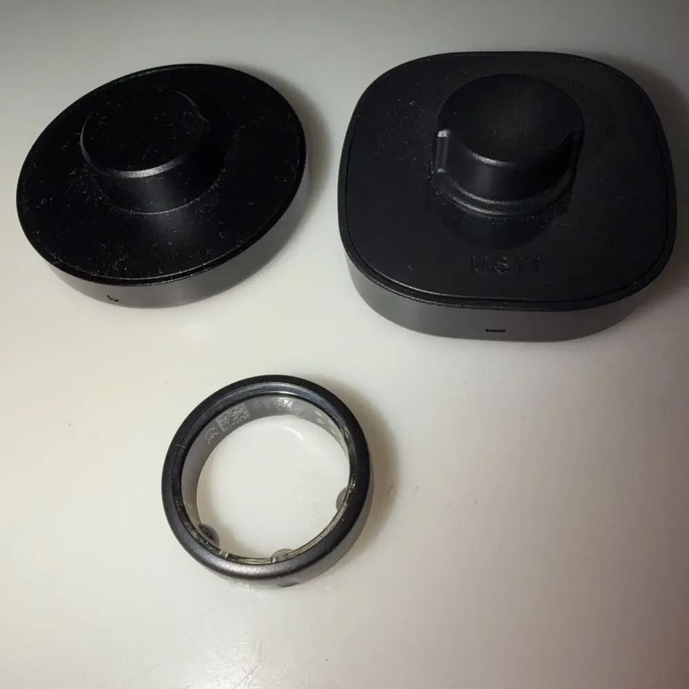 Oura Gen 3 Horizon Smart Ring Stealth Finish Noir Mat Finition Size US 11